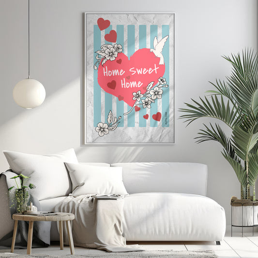 Home Sweet Home Art to Print